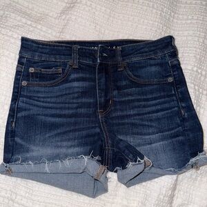 American Eagle Outfitters Dark Blue Jean Shorts
